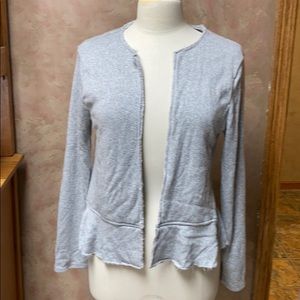 Grey cardigan sweater